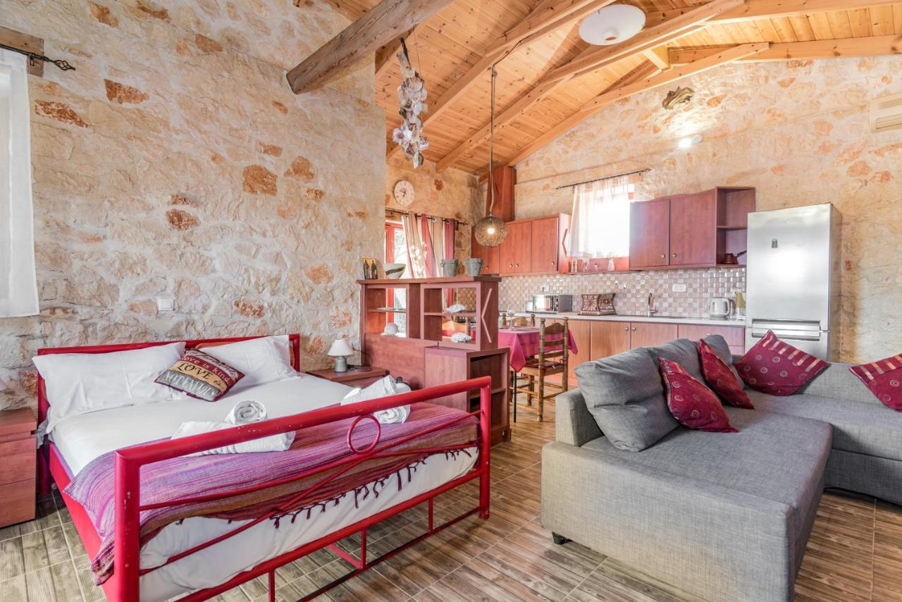 Casa Petra - Stone Cottage Farmhouses Argási Eksteriør bilde